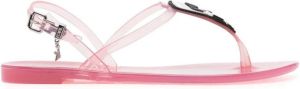 Karl Lagerfeld Ikonik Karl flat sandals Pink