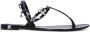 Karl Lagerfeld Ikonik Karl NFT patent-finish sandals Black - Thumbnail 1