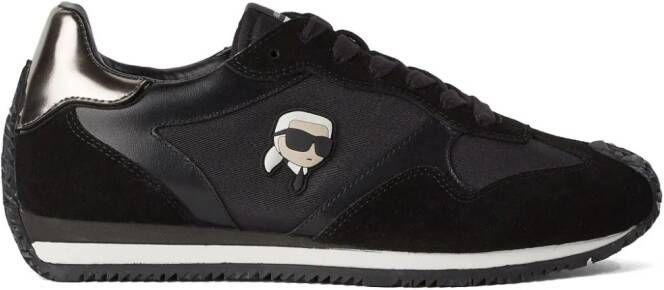 Karl Lagerfeld Ikonik NFT appliqué-detail sneakers Black