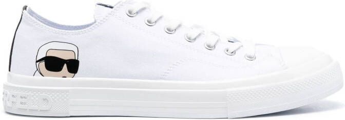Karl Lagerfeld Kampus canvas low-top sneakers White