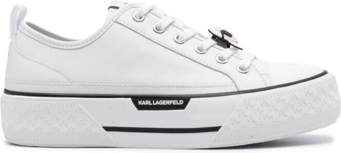 Karl Lagerfeld Kampus Max III leather sneakers White