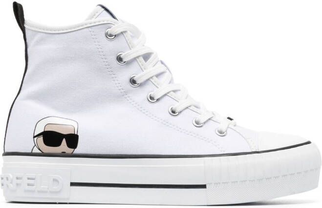 Karl Lagerfeld Ikonik NFT Kampus Max sneakers White