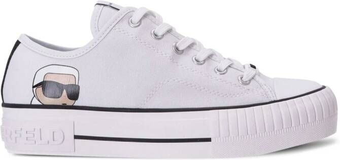 Karl Lagerfeld Kampus Max lace-up sneakers White