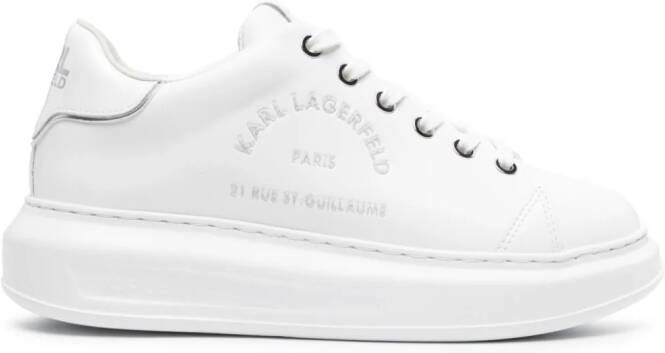 Karl Lagerfeld Kapri leather sneakers White