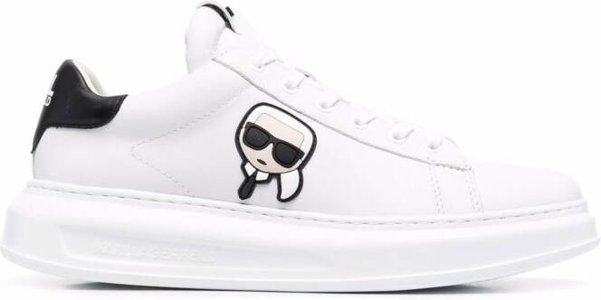 Karl Lagerfeld Karl patch low-top sneakers White