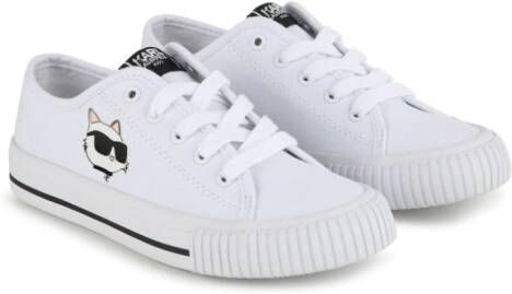 Karl Lagerfeld Kids K IKONIK low-top sneakers White