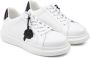 Karl Lagerfeld Kids logo-print leather sneakers White - Thumbnail 1