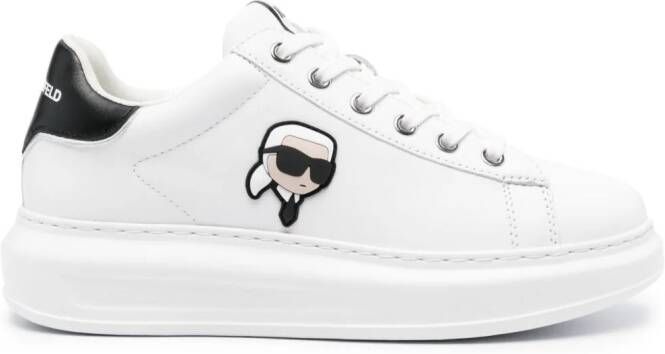 Karl Lagerfeld K Ikonik leather trainers White