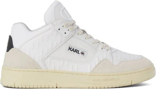 Karl Lagerfeld Krew logo-embossed sneakers White