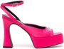 Karl Lagerfeld Lazula 120mm logo-engraved sandals Pink - Thumbnail 1