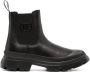Karl Lagerfeld leather ankle boots Black - Thumbnail 1