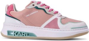 Karl Lagerfeld logo-detail lace-up sneakers Pink