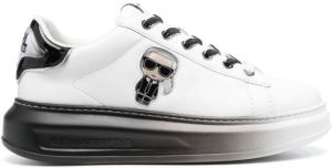 Karl Lagerfeld logo-embossed low-top sneakers White