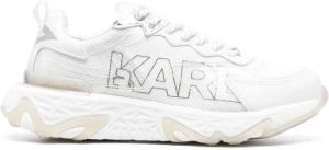 Karl Lagerfeld logo-print low-top sneakers White