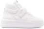 Karl Lagerfeld logo-strap high-top sneakers White - Thumbnail 1