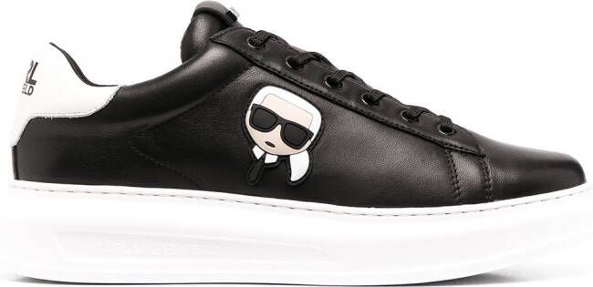 Karl Lagerfeld low-top logo sneakers Black