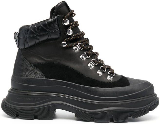 Karl Lagerfeld Luna hiking boots Black