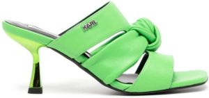 Karl Lagerfeld Panache 80mm knot-detailing sandals Green