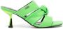 Karl Lagerfeld Panache 80mm knot-detailing sandals Green - Thumbnail 1
