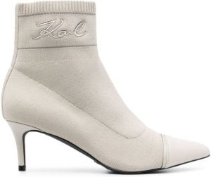Karl Lagerfeld Pandara Mid Signia ankle boots Neutrals