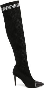 Karl Lagerfeld Pandora knee-high boots Black