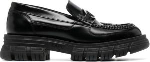Karl Lagerfeld Precinct logo-plaque loafers Black