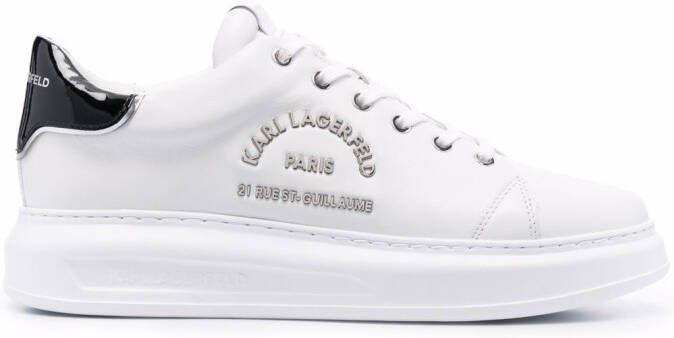 Karl Lagerfeld Rue St Guillaume low-top lace-up sneakers White