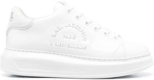 Karl Lagerfeld Rue St Guillaume low-top leather sneakers White