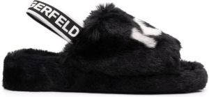 Karl Lagerfeld Salon Karl slingback sandals Black