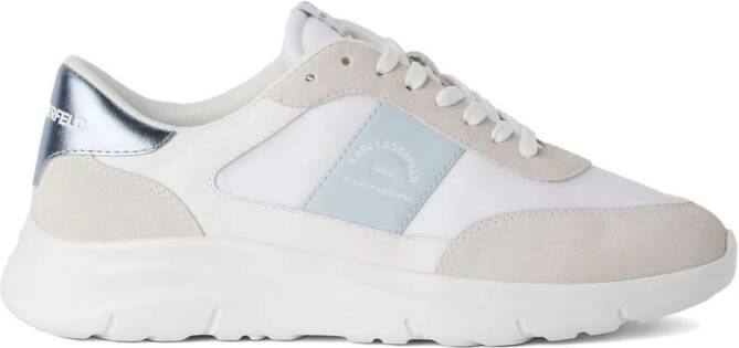 Karl Lagerfeld Maison Band leather sneakers White