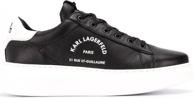 Karl Lagerfeld side logo sneakers Black