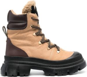 Karl Lagerfeld Trekka Max Hiker lace-up boots Brown