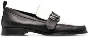 Karl Lagerfeld two-tone loafers Black