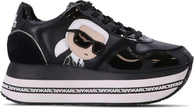 Karl Lagerfeld Velocita II platform sneakers Black