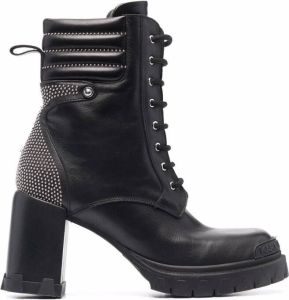 Karl Lagerfeld Voyage block-heel boots Black
