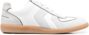 Karl Lagerfeld x Alled-Martinez panelled leather sneakers White