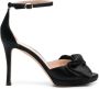 Kate Spade 100mm bow-detail satin sandals Black - Thumbnail 1