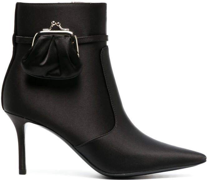 Kate Spade 80mm side pouch-detail boots Black