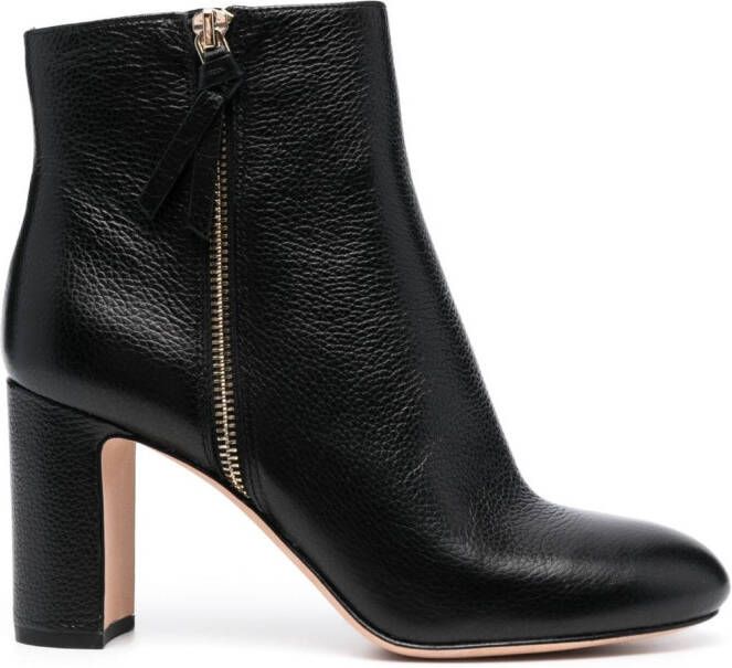 Kate Spade 85mm leather ankle boots Black