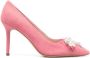 Kate Spade faux pearl-embellished 85mm pumps Pink - Thumbnail 1