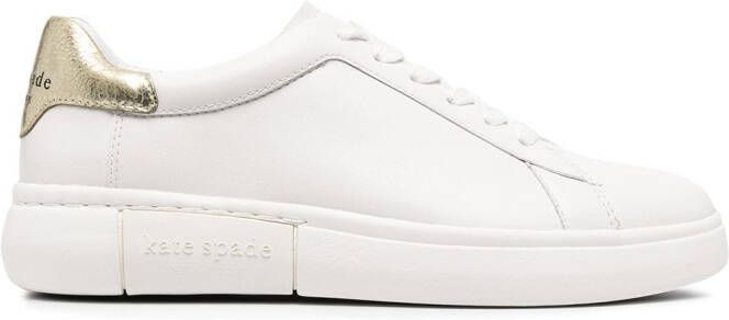 Kate Spade low-top lace-up sneakers White