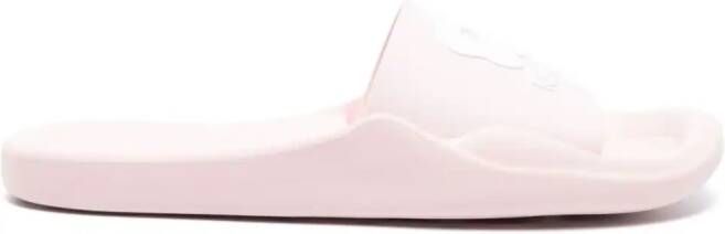 Kenzo Boke-flower branded slides Pink
