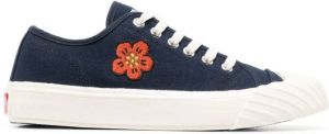 Kenzo embroidered low-top sneakers Blue