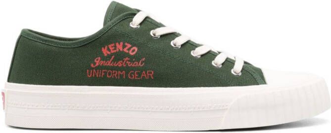 Kenzo Foxy logo-print sneakers Green