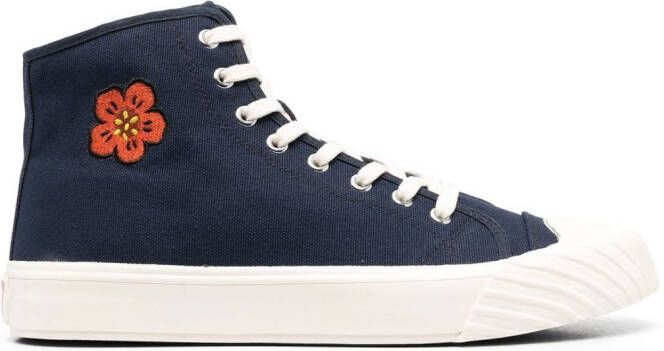 Kenzo high-top lace-up sneakers Blue