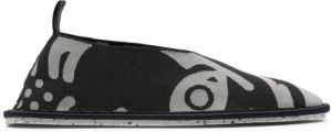 Kenzo K-Knit slip-on sneakers Black