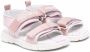 Kenzo Kids animal-print touch-strap sandals Pink - Thumbnail 1