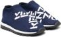 Kenzo Kids logo-jacquard sock-style sneakers Blue - Thumbnail 1