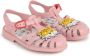 Kenzo Kids tiger-appliqué buckled sandals Pink - Thumbnail 1