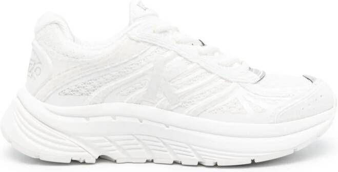 Kenzo Pace tonal-design knitted sneakers White